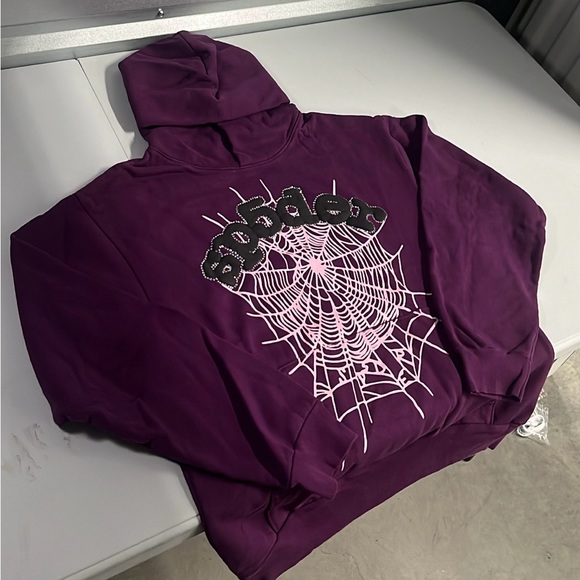 Sp5der “Grape” Hoodie